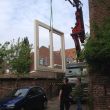 Hardhouten schuifpui Muurhuizen Amersfoort