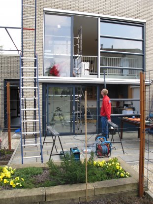 Vervangen isolatieglas door HR++ isolatieglas aan de Afrikaring 35 te Amersfoort.