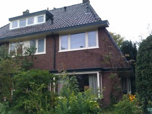 Vervangen enkelglas door HR++ isolatieglas woning aan de Snoekgensheuvel te Amersfoort.