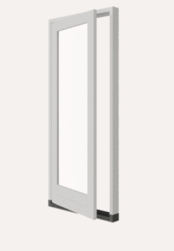 Deuren met HR++ doorval-veilig HR++ isolatieglas compleet gemonteerd.